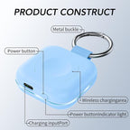 HUOTO Charging Adapter, 1200mAh Battery Powered Portable Wireless Charger for Apple Watch Series 9/8/7/6/SE/5/4/3/2/1 Ultra, Keychain USB-C Charger, Gifts for Women Man