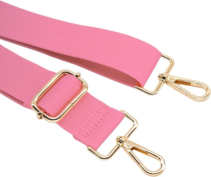 S&loyoe Thickened Solid Color Purse Straps Replacement Crossbody Bag Strap Adjustable Wide Guitar Straps for Handbags 1.5inch