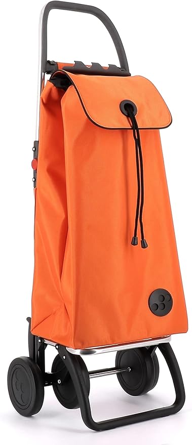 Rolser I-Max MF 4 Wheel Foldable Shopping Trolley - Orange