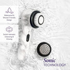 Michael Todd Beauty Soniclear Allure 2026 Reader’s Choice Award Winner Facial Cleansing + Exfoliation Brush System with Antimicrobial Protected Bristles, 4 Speeds, Serum Infusion Head + Travel Case