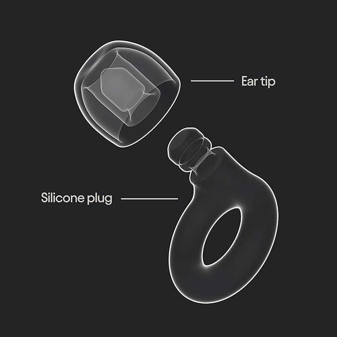 Loop Quiet 2 Ear Plugs – Ultra-Comfy Reusable Noise-Reducing Earplugs for Sleep, Deep Focus, Travel, Noise Sensitivity | Flexible Hearing Protection | Customizable Fit | 24dB (SNR) Noise Reductio