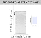 GONGKANGYUAN 20 Pack Satin Shoe Bags for Travel, Drawstring Shoe Storage Bags for Men and Women, Dustproof Moisture-Proof Shoe Pouches for Packing & Organizing Shoes