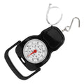 Baluue Portable Mechanical Hanging Luggage Scale 20kg Spring Handheld Weight Scale with Tape for Travel Suitcases and Parcel Weighing
