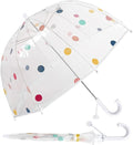 Kids Clear Umbrella for Rain Dome Bubble Umbrellas Windproof for Kids Boys and Girls