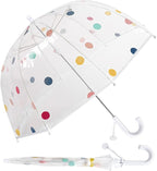 Kids Clear Umbrella for Rain Dome Bubble Umbrellas Windproof for Kids Boys and Girls