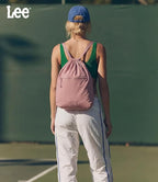 Lee Drawstring Backpack Bag Lightweight Small Gym Swim Beach Bag Water Resistant Sports Sackpack for Men Women, LEE48-002DPK