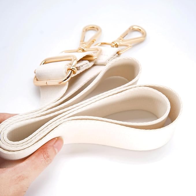 S&loyoe Thickened Solid Color Purse Straps Replacement Crossbody Bag Strap Adjustable Wide Guitar Straps for Handbags 1.5inch