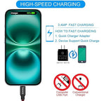 USB to USB C Cable (3Pack 6ft) USB A to Type C Cable Fast Charging Nylon Braided Data Sync Transfer Cord USB C Charger for iPhone 17 Pro Max/17 Air/16e/16 15 Pro/15 Plus/Galaxy S20 S10 Note 20(Red)