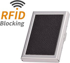 EASTNIGHTS RFID Credit Card Holder Stainless Steel Credit Card Protector Business Card Holder for Women Men