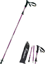 A ALAFEN Aluminum Collapsible Ultralight Travel Trekking Hiking Pole for Men and Women (Fits 5'3" - 6'2")