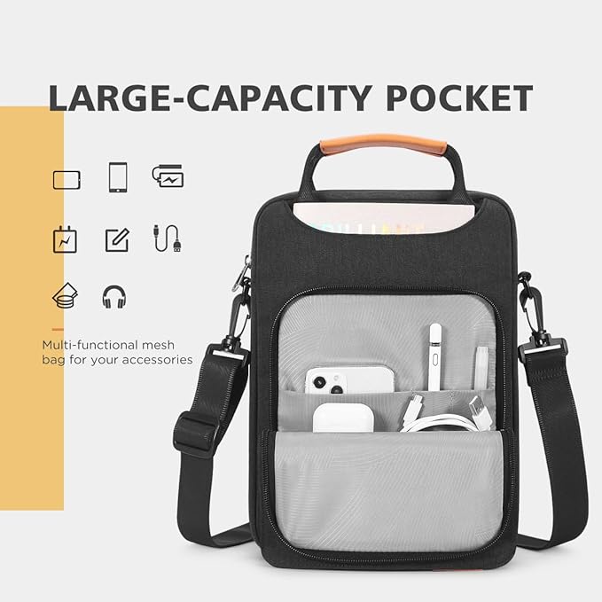 NIDOO Laptop Shoulder Bag 14 inch Laptop Sleeve for 14" MacBook Pro M3 M4/ 13.5 inch Surface Laptop 7 6 5 4/ Asus ZenBook 14/14" Lenovo ThinkPad X1 Carbon Yoga/Dell Latitude 7440/Galaxy Book3 pro