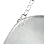 22LBS Double Sided Dial Hanging Scale, Mechanical Hanging Scale with Scoop/Chain, Portable Handheld Scale Commercial Household Weighing Scales for Supermarkets Farm Kitchen (Black)