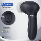 COSLUS Facial Cleansing Brush Silicone Face Scrubber: 7 in 1 FBS-D Electric Exfoliating Rotating Massage Device Waterproof Deep Cleaning Exfoliation Spa Machine - Electronic Skin Care Wash System