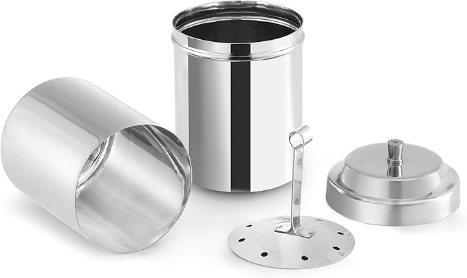 KSJONE South Indian Filter Coffee Maker 7 oz,2-4 Cups Stainless Steel Coffee Maker, Drip Coffee Brewer, Madras Kaapi Kappi, Coffee Decoction Maker