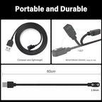 Compatible with CMF by Nothing Smart Watch Charger, 2-Pack Charging Cable Magnetic USB Charging Cord for CMF Watch Pro/Pro 2/Watch 3 Pro Smartwatch