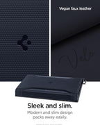 Spigen Life for Passport Card Cover Holder with RFID Blocking Technology Wallet Travel Documents Organizer Protector Accessories, SIM Card Pin Included