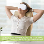 Tarpop 200 Pcs Eye Mask Sleeping Blindfold Eye Cover with Adjustable Strap for Games Party Team Building Travel Individually Wrapped Sleep Mask for Women Men (White)