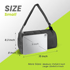 C&F BOGMOST Small Travel Duffel Bag with Shoe Compartment Foldable Waterproof Gym Bags for Gym Beach Swim Men Women Duffle Bags Lightweight Oxford Cloth Sports Bag-Dark green