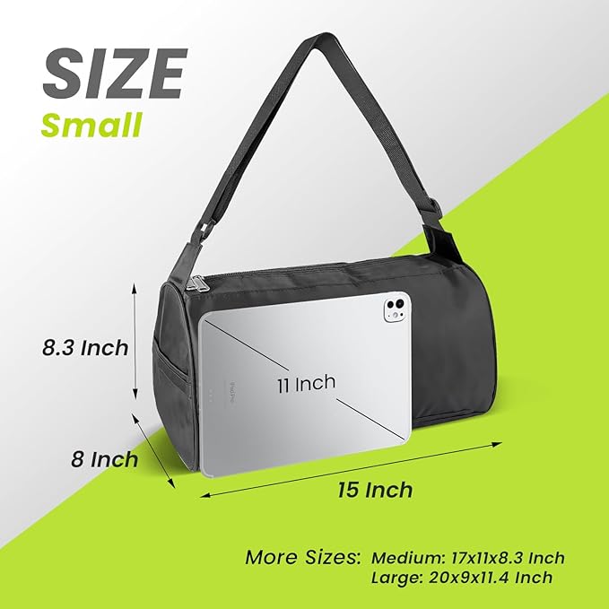 C&F BOGMOST Small Travel Duffel Bag Foldable Waterproof Gym Bag for Gym Beach Swim Bag Men Women Duffle Bag Lightweight Oxford Cloth Sports Bag -Sky Blue