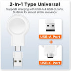 for Apple Watch Charger,Magnetic Portable iWatch Charger USB C&USB A Fast Wireless Charging Travel Watch Charger for iWatch Ultra2/Ultra/SE2/SE Series 10/9/8/7/6/5/4/3/2/1