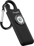 Thopeb–The Original Personal Safety Alarm for Women Self Defense – Elders & Kids Self Defense Keychain Siren – 135dB Loud Siren Bird Sound – Cute Key Chains Protection (Charcoal)