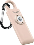 Thopeb–The Original Personal Safety Alarm for Women Self Defense – Elders & Kids Self Defense Keychain Siren – 135dB Loud Siren Bird Sound – Cute Key Chains Protection (Metallic Rose)