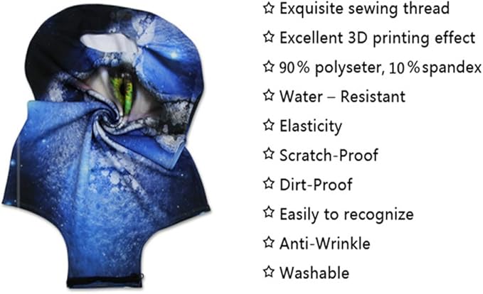 Travel Luggage Covers, Suitcase Protective Cover Fits 18"-30" (S(Fits 18”-22” Luggage))