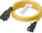 4 in1 NEMA 5-15P Extension Cord, Winxus 3FT NEMA 5-15P to 5-15R, 5-20R, 6-15R, 6-20R Adapter Cord, 15A to 20A AC Adapter Cable, 3 Prong Extension Cords 3 FT
