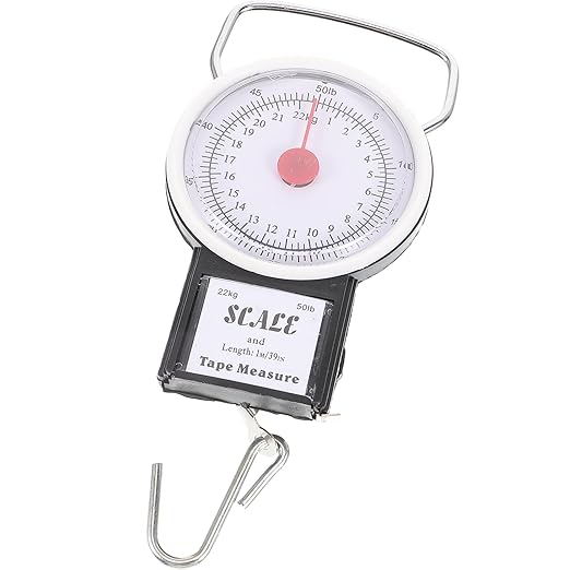 DOITOOL Portable Digital Hanging Luggage Scale with Hook, 50lb Handheld Electronic Suitcase Weight Scale for Travel and Shipping