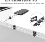 311Pcs Cable Management Organizer Kit 4 Cable Sleeve Split,53Cable Clips 12Cord Clips Holder,22 Cable Ties, 20 Adhesive Wall Cable Tie, 200Fasten Cable Ties for TV Office Home Electronics