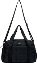 WOLT Small Gym Bag for Women, 14 inch Lightweight Gym Duffle Bag with Wet Compartment Quilted Tote for Sports Workout, Black