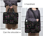 Neon Cat Print Laptop Case 15.6 inch Computer Bag Waterproof Laptop Briefcase Laptop Bag for Women & Men
