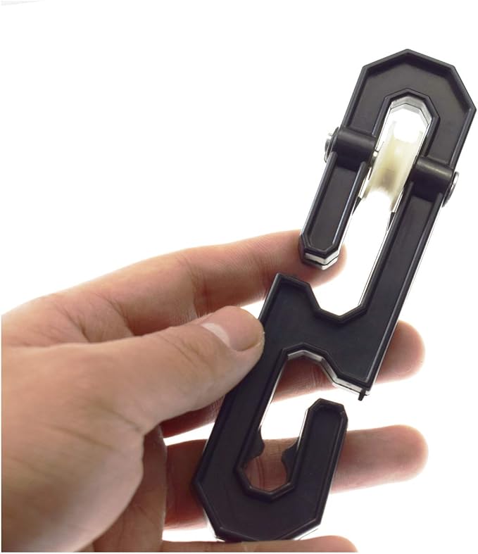 Plastic Aluminum Clothesline Separator Spreader Pulley for Long Clothesline and Heavy Loads (2, Black)