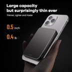 Power Bank, Ultra-Thin 10,000mAh Magnetic Wireless Portable Charger, 22.5W Fast Charging Battery Pack, Comes with USB-C Cable, Designed for iPhone Air /17/16/15/14/13/12