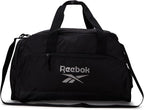 Reebok Duffle Bag - Lightweight Unisex Carry On Gym Bag - Travel and Sports Duffel Bags for Men and Women, Hamilton Black/Silver
