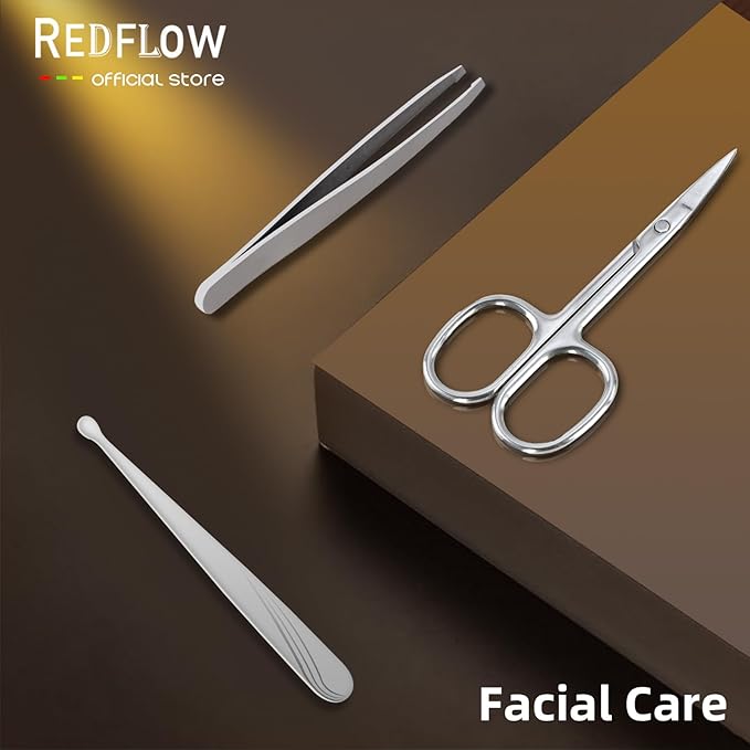 Manicure Set 11 in 1 Stainless Steel Nail Clippers for Men，Manicure Kit for Women，Nail Grooming Kit，Nail Clipper Set，Personal Care Tools（Champagne Colour）