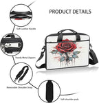 Laptop Shoulder Bag for Women Men, Waterproof Computer Case Messenger Bag Briefcase for Business Office Travel