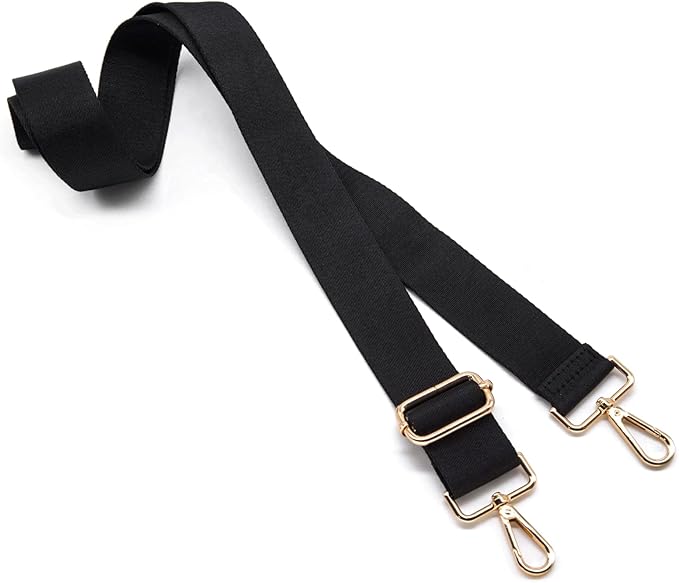 S&loyoe Thickened Solid Color Purse Straps Replacement Crossbody Bag Strap Adjustable Wide Guitar Straps for Handbags 1.5inch
