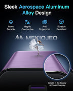 MEKIOJEO 12 Ports Aluminum Alloy 380W Charging Station Fast USB C Charger Block 65W Laptop GaN Charger for MacBook Pro/Air/iPad Pro/iPhone (Purple)