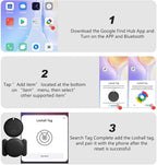 GPS Tracker for Vehicles,Hidden GPS Car Tracker with Magnetic Case,Work with Google Find My(Android Only),Real-time Global Coverage Car Locator for Truck,No Subscription&Monthly Fee/No SIM Card