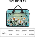 Laptop Shoulder Bag for Women Men, Waterproof Computer Case Messenger Bag Briefcase for Business Office Travel