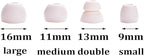 Replacement Eartips Silicone Earbuds Buds Set for Powerbeats Pro Beats Wireless Earphone Headphones,4 Pair (Lvory)