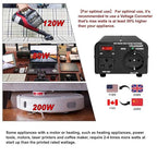 Yinleader 110v to 220v European Voltage Converter Transformer 500W Step Up Converter 110/120 Volt to 220/230/240 Volt or Step Down 220 to 110,[110V US Power Cord Included Only, No 220V Cord]