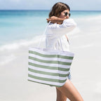 KALIDI Beach Tote Bag Women Large Waterproof Sandproof Shoulder Handbag Packable Grocery Bag Hobo Purse for Picnic Vacation