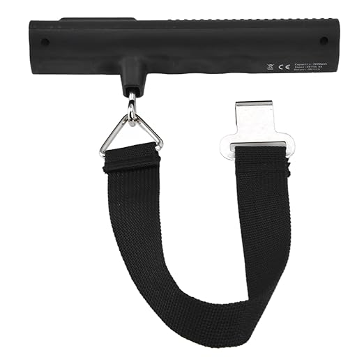 3 in 1 Digital Luggage Scale, 110lbs Capacity LCD Display Portable Hanging Suitcase Weight Scale with Flashlight for Travel