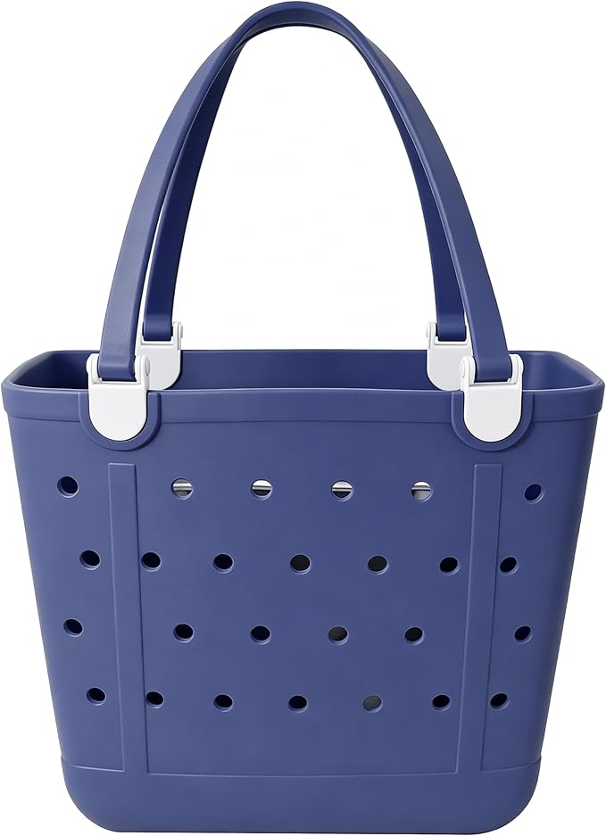 Lightweight Extra large Rubber Beach Bag Small mini Tote Bag for Gym Waterproof medium Open Handbag for Pool Sports