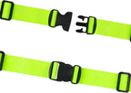 MAGARROW 1.5" Utility Luggage Straps with Buckle Adjustable, 4-Pack (Neon Green, 5.4 feet Long)