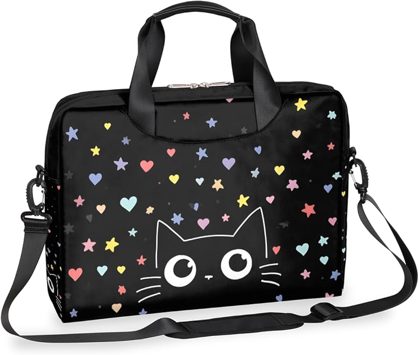 Cute Laptop Shoulder Bag for Women Men, Computer Laptop Bag Laptop Sleeve Case Laptop Satchel Briefcase Carrying Bag QA-1