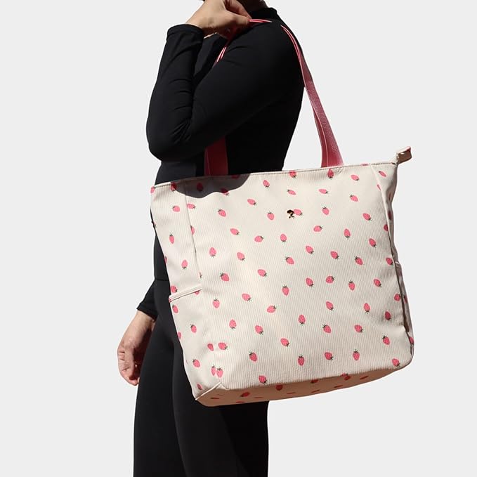 Original Floral Water Resistant Large Tote Bag Shoulder Bag for Gym Beach Travel Daily Bags Upgraded