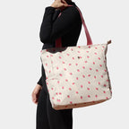 Original Floral Water Resistant Large Tote Bag Shoulder Bag for Gym Beach Travel Daily Bags Upgraded